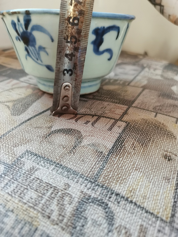 古玩陶瓷清代清早期青花花卉紋杯拍賣,當前價格1599元