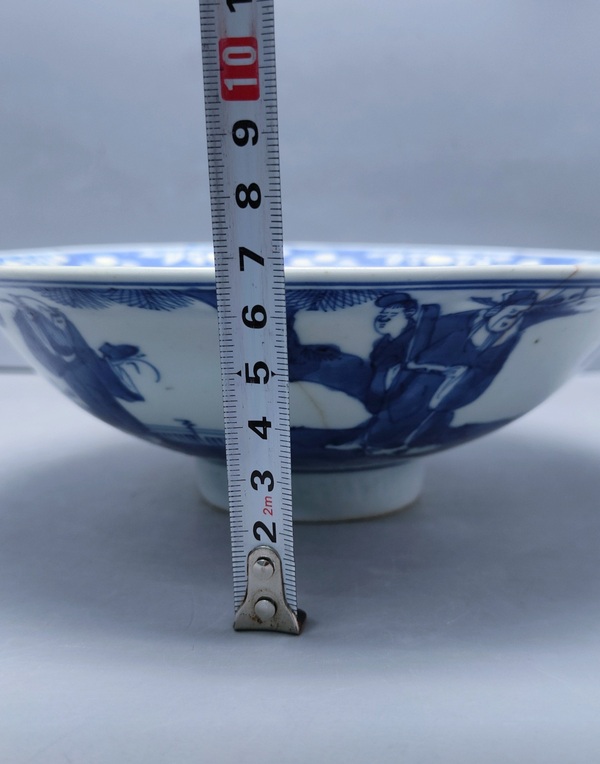 古玩陶瓷青花瓷福祿壽三星碗拍賣,當前價格290元