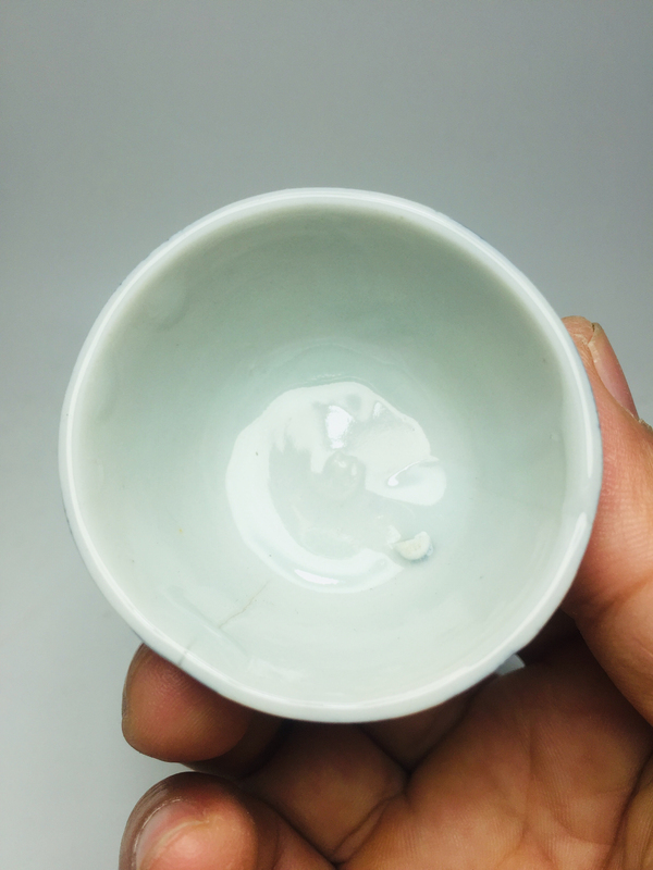 古玩陶瓷梵文杯拍賣,當(dāng)前價(jià)格218元