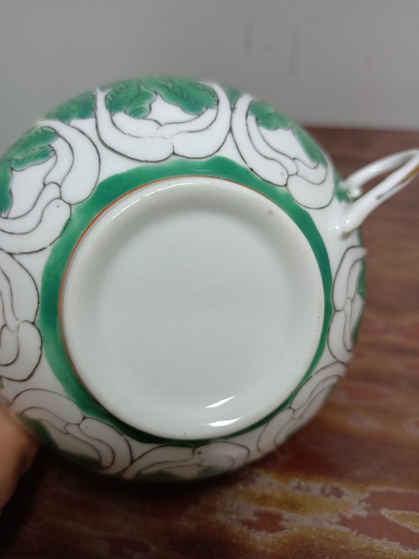古玩陶瓷百財捧壽杯碟拍賣,當前價格788元
