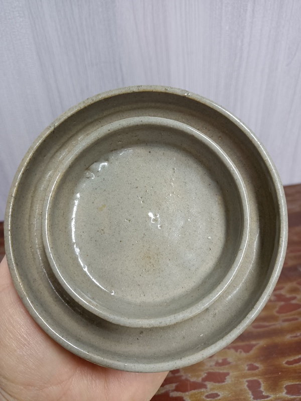 古玩陶瓷青釉茶托拍賣，當前價格688元