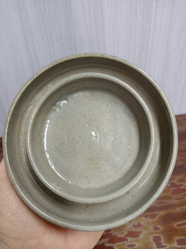 古玩陶瓷青釉茶托拍賣,當前價格688元