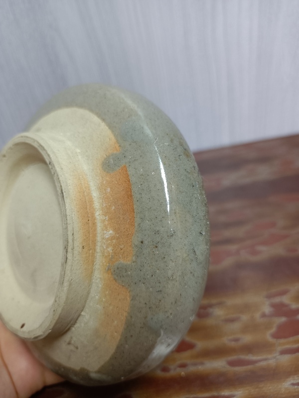 古玩陶瓷青釉茶托拍賣,當前價格688元