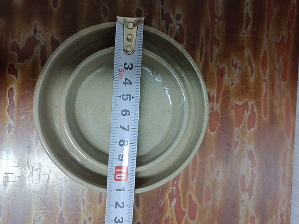 古玩陶瓷青釉茶托拍賣,當前價格688元