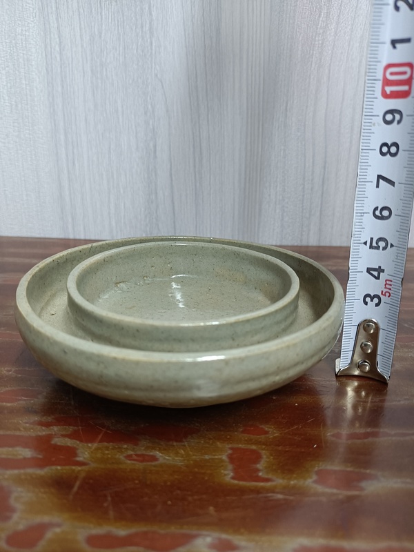 古玩陶瓷青釉茶托拍賣,當前價格688元