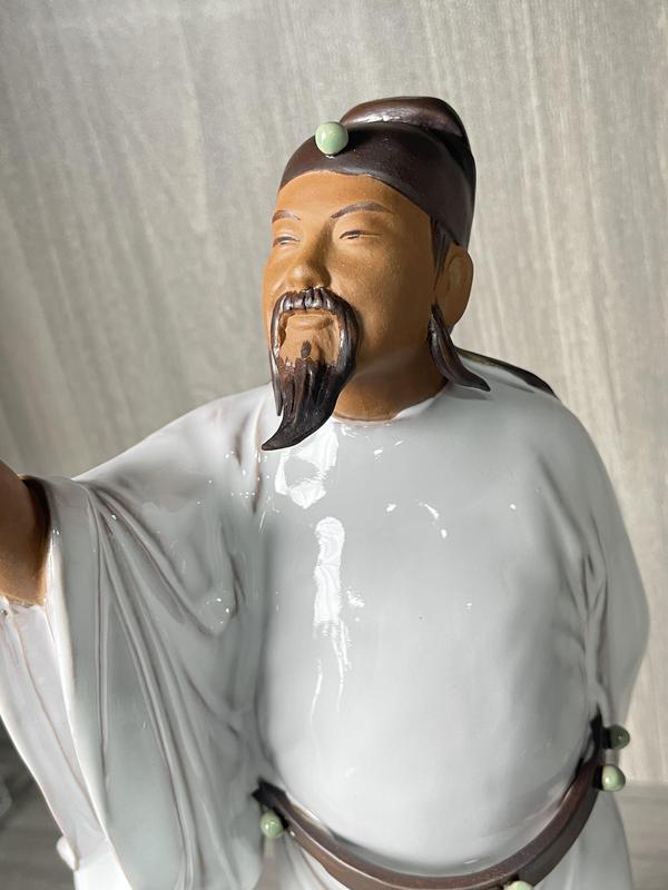 古玩陶瓷李白醉酒造像拍賣,當前價格3800元
