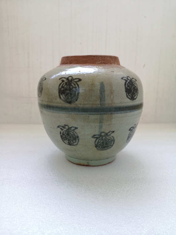古玩陶瓷清代早期青花罐拍賣,當前價格789元