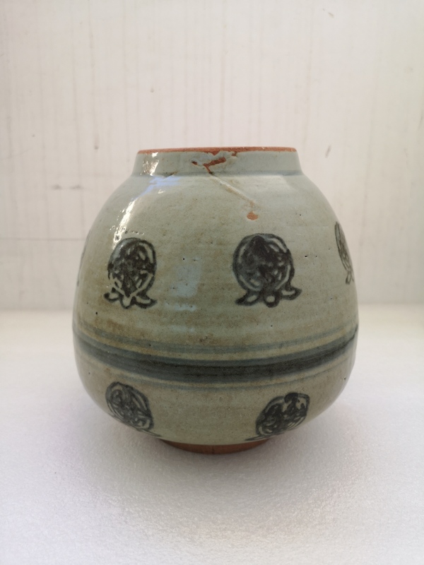 古玩陶瓷清代早期青花罐拍賣,當前價格789元