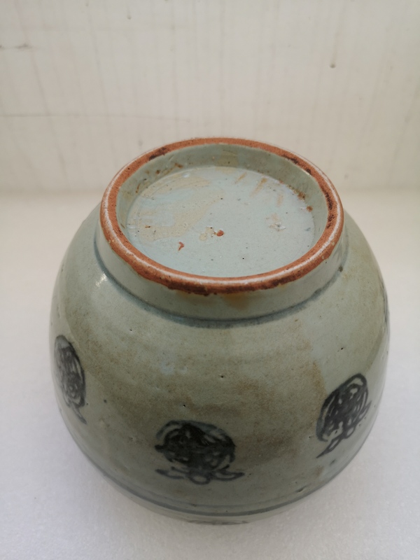 古玩陶瓷清代早期青花罐拍賣,當前價格789元