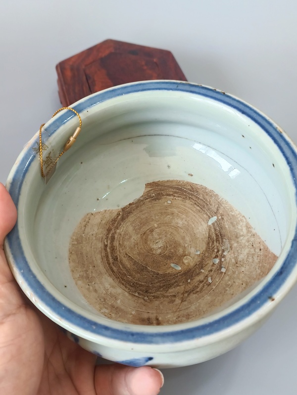 古玩陶瓷康熙青花香爐拍賣，當(dāng)前價(jià)格580元