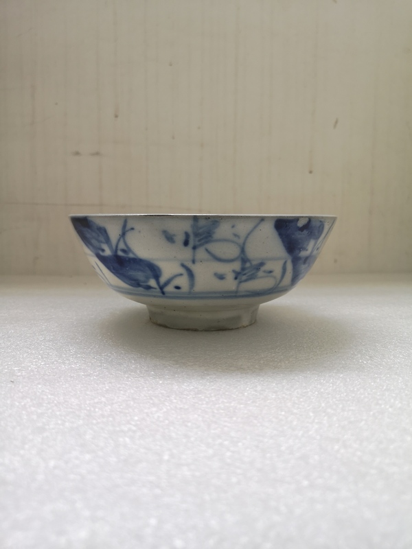 古玩陶瓷清中青花福字碗拍賣,當前價格456元