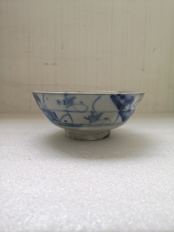 古玩陶瓷清中青花福字碗拍賣,當前價格456元