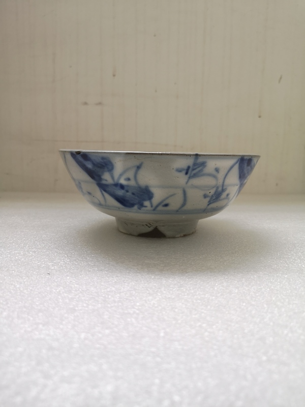 古玩陶瓷清中青花福字碗拍賣,當前價格456元