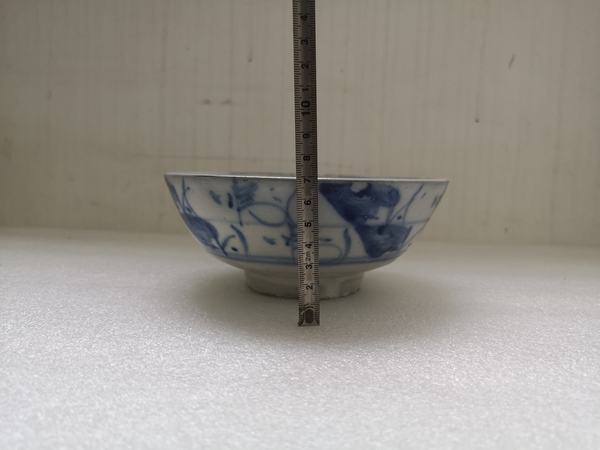 古玩陶瓷清中青花福字碗拍賣,當前價格456元