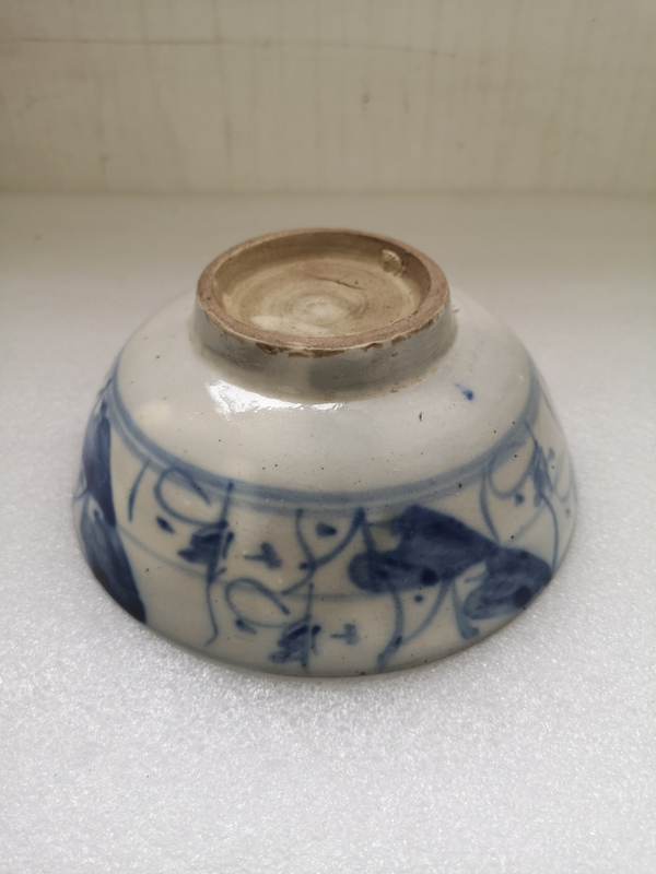 古玩陶瓷清中青花福字碗拍賣,當前價格456元