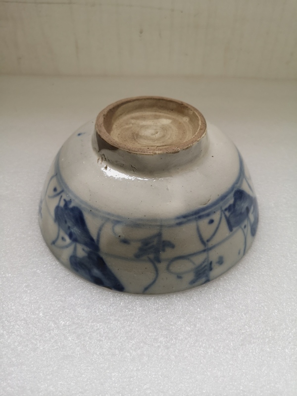 古玩陶瓷清中青花福字碗拍賣,當前價格456元