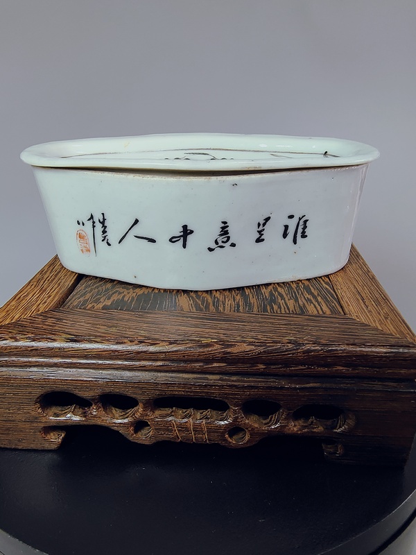 古玩陶瓷細(xì)路民國名家?粉彩仕女人物刨花缸拍賣,當(dāng)前價格1800元
