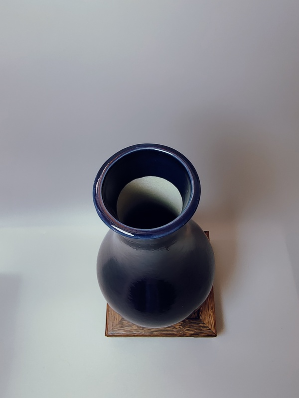 古玩陶瓷1959年?霽藍釉琵琶尊拍賣,當前價格930元