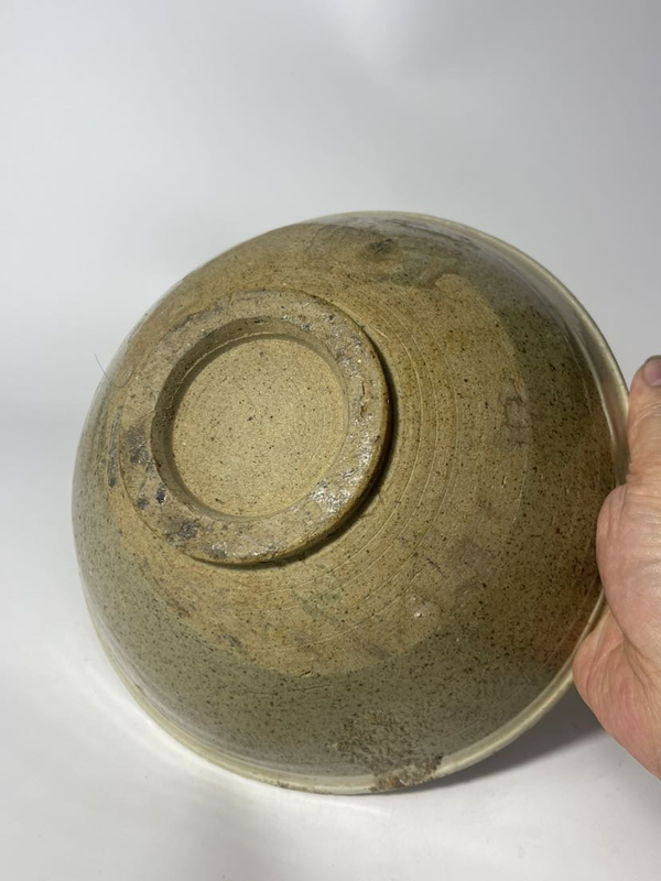 古玩陶瓷元代磁州窯雙色釉撇口特大碗拍賣,當前價格199元