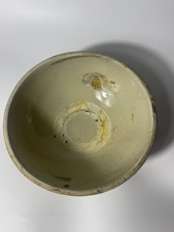 古玩陶瓷元代磁州窯雙色釉撇口特大碗拍賣,當前價格199元