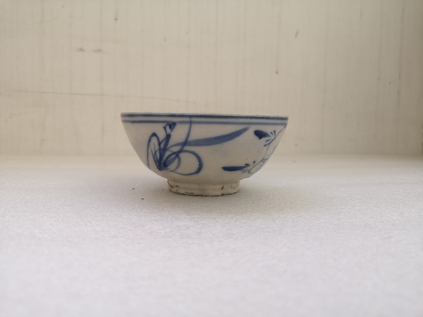 古玩陶瓷磁州窯青花碗拍賣,當前價格680元
