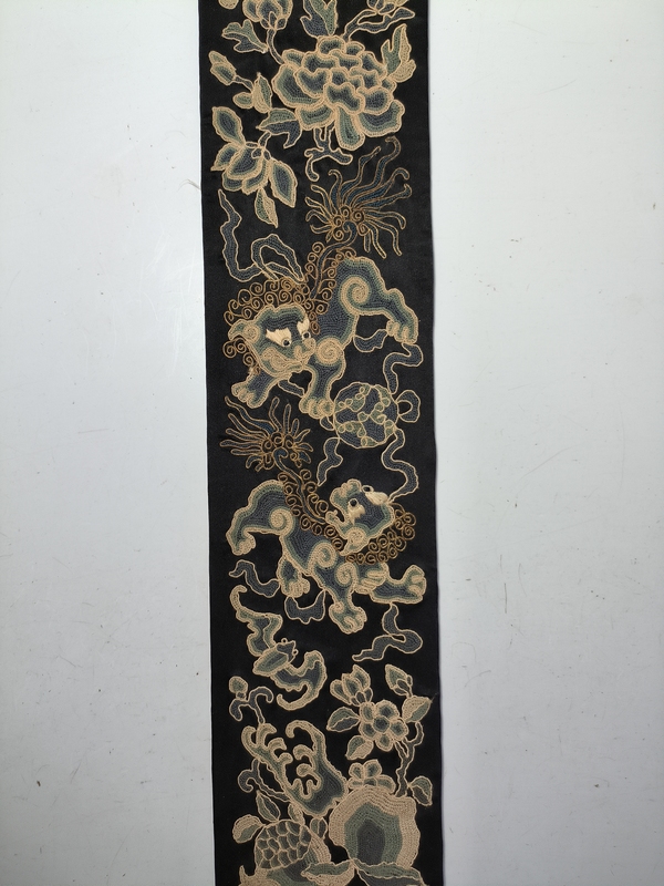 古玩轉(zhuǎn)賣繡  繡品  補(bǔ)子    刺繡  緙絲  獅子  書房陳設(shè)拍賣，當(dāng)前價(jià)格1666元