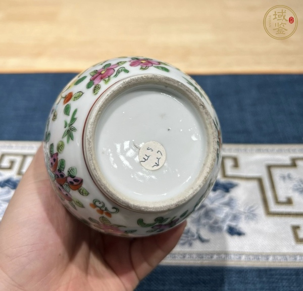 古玩陶瓷廣彩花鳥葫蘆瓶真品鑒賞圖