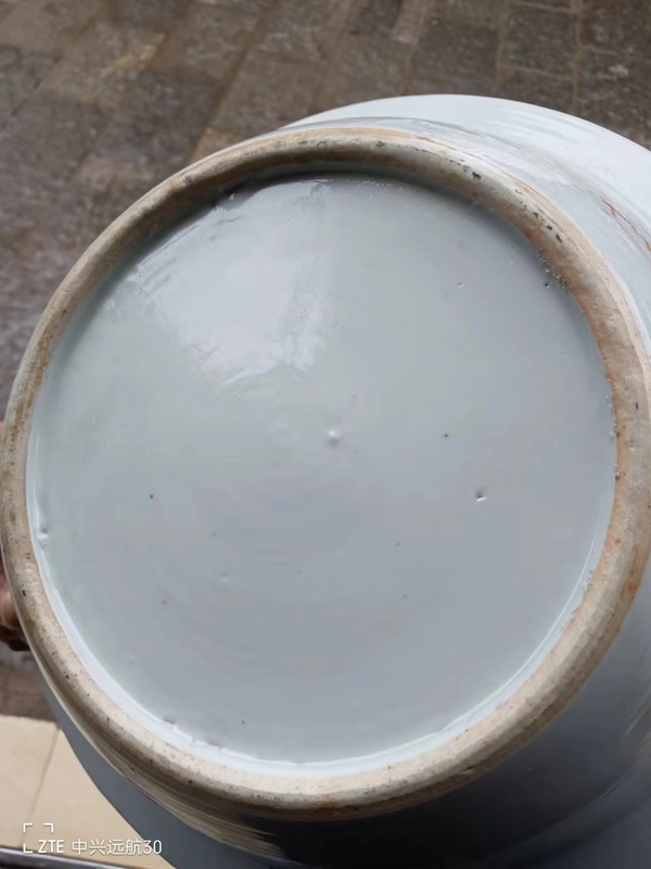 古玩陶瓷清代麒麟粉彩盆拍賣,當前價格12000元