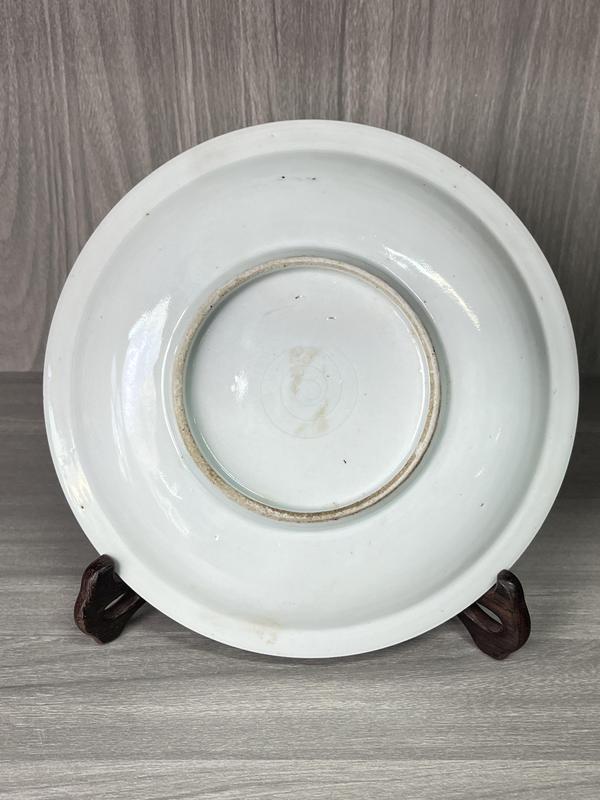 古玩陶瓷清代 五彩人物紋盤拍賣,當前價格560元