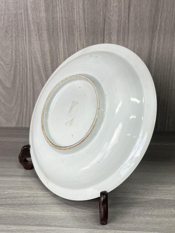 古玩陶瓷清代 五彩人物紋盤拍賣,當前價格560元