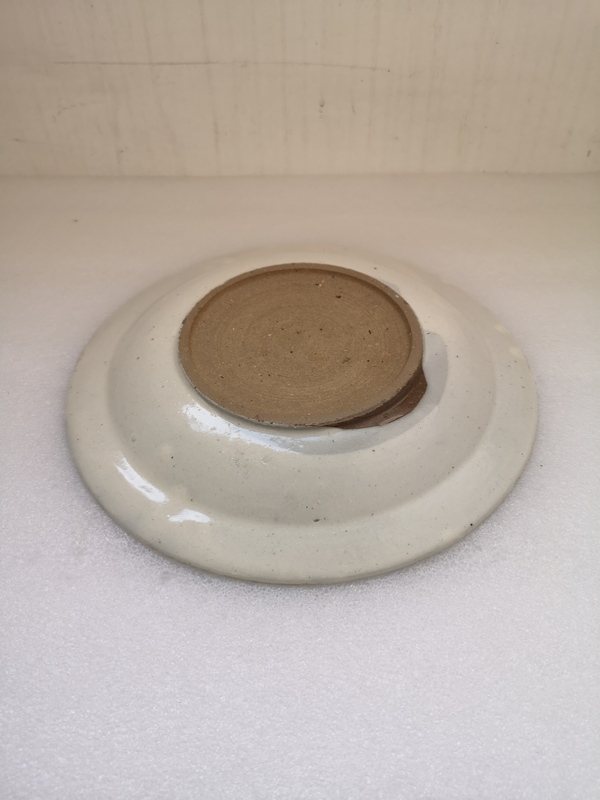 古玩陶瓷魚藻紋青花盤拍賣,當前價格480元
