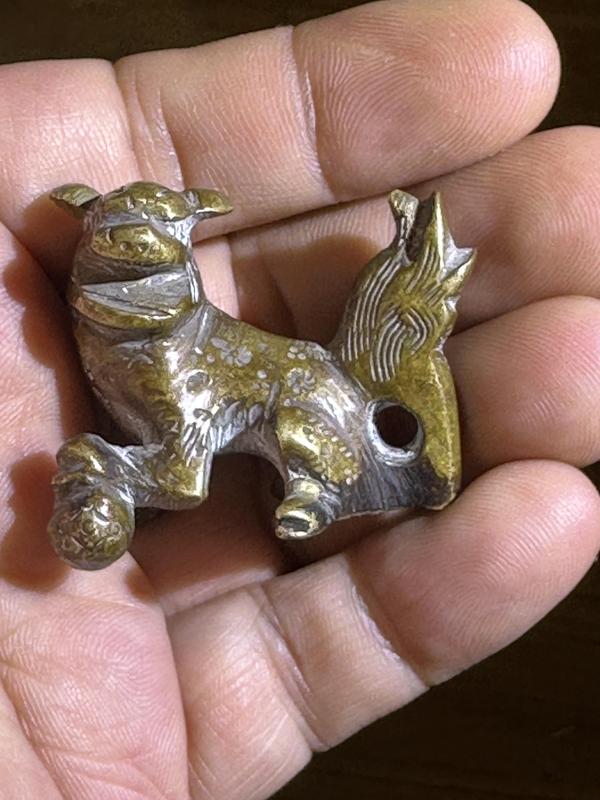 古玩銅器山西侯馬百姓家收的銅獅子拍賣,當前價格666元