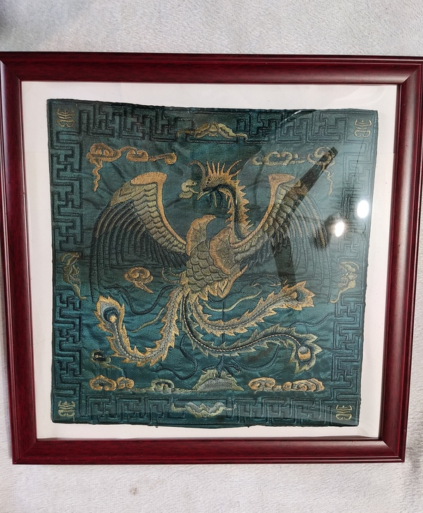 古玩雜項(xiàng)刺繡拍賣(mài)，當(dāng)前價(jià)格1368元