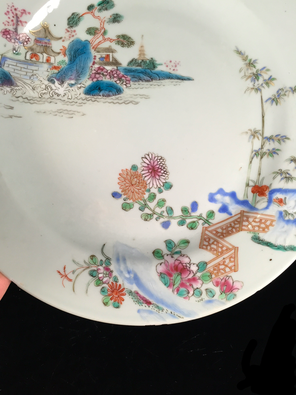 古玩陶瓷【清·精美山水花卉紋粉彩盤】拍賣,當(dāng)前價(jià)格3288元