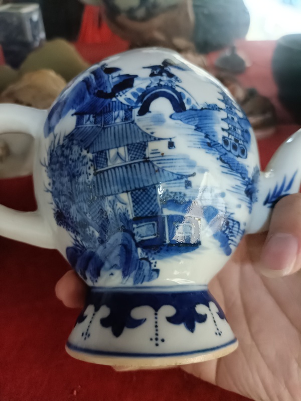 古玩陶瓷青花倒流壺拍賣,當前價格13888元