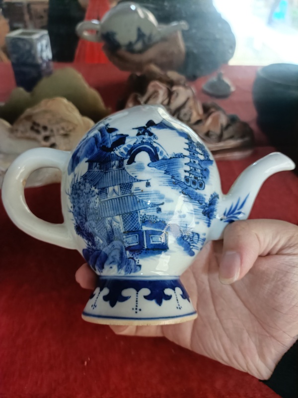 古玩陶瓷青花倒流壺拍賣,當前價格13888元