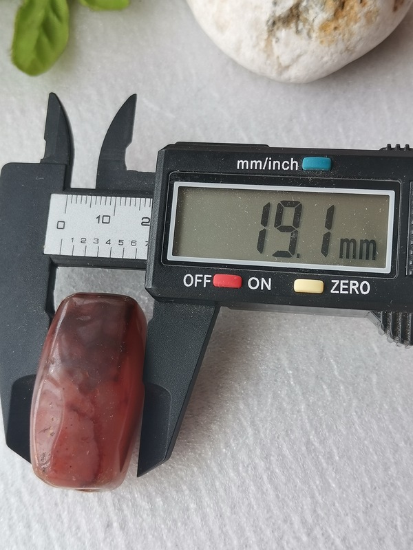 古玩玉器老天然紅瑪瑙珠拍賣,當前價格150元