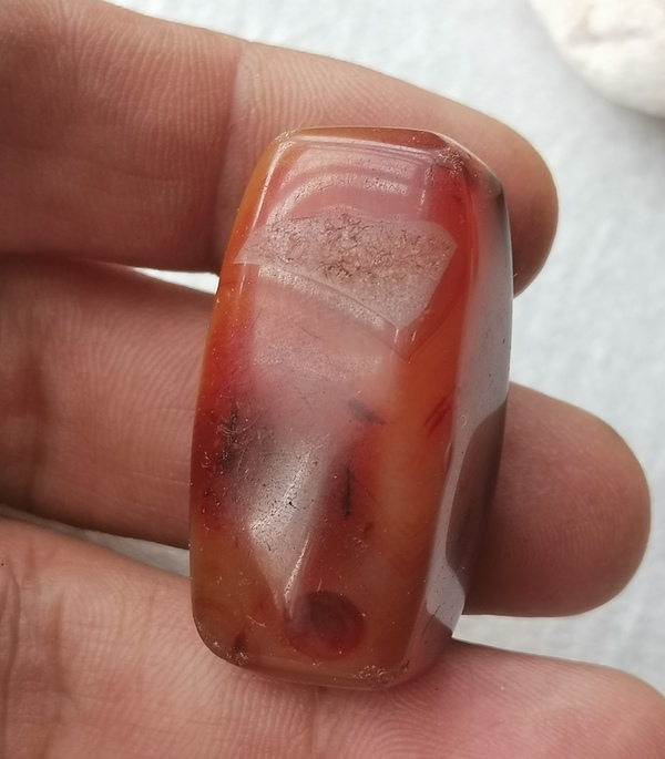 古玩玉器老天然紅瑪瑙珠拍賣,當前價格150元