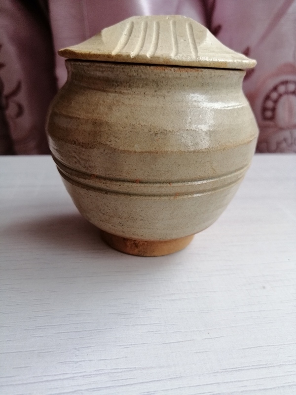 古玩陶瓷青白釉塔式蓋罐拍賣,當前價格599元