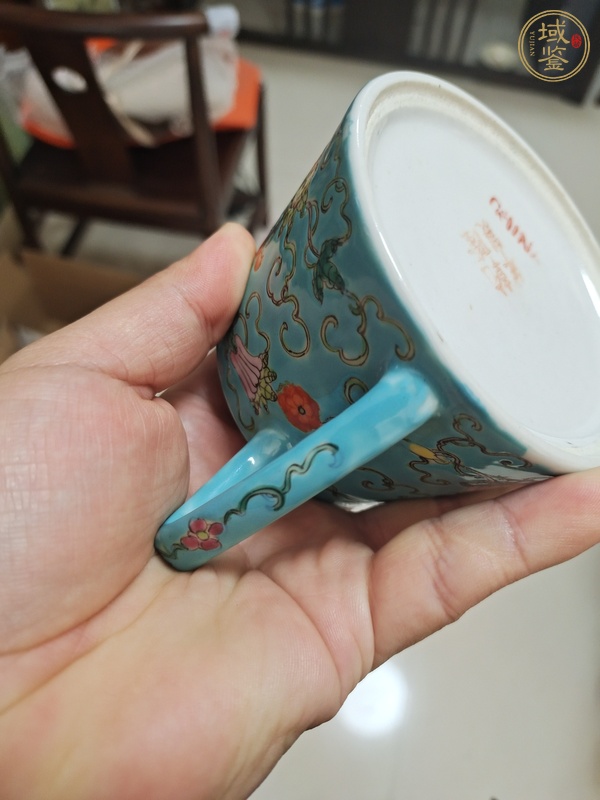 古玩陶瓷瓜瓞連綿茶壺真品鑒賞圖