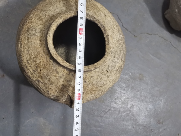 古玩陶瓷釉陶雙耳罐拍賣,當前價格300元