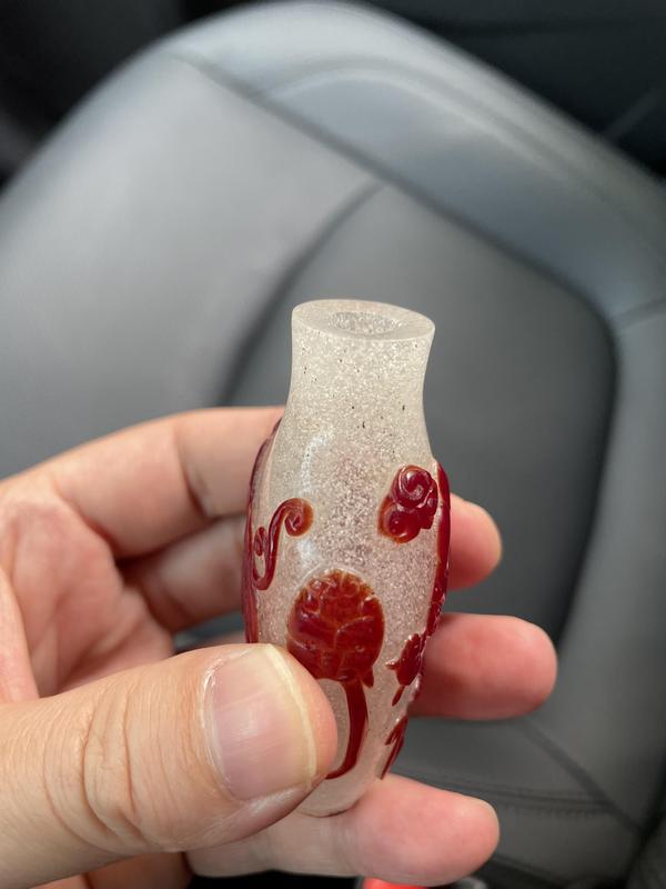 古玩玉器創匯期套料琉璃鼻煙壺拍賣,當前價格8888元