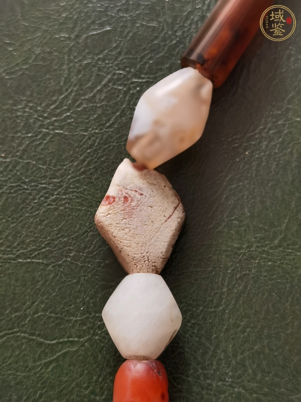 古玩玉器高古瑪瑙項鏈珠串真品鑒賞圖