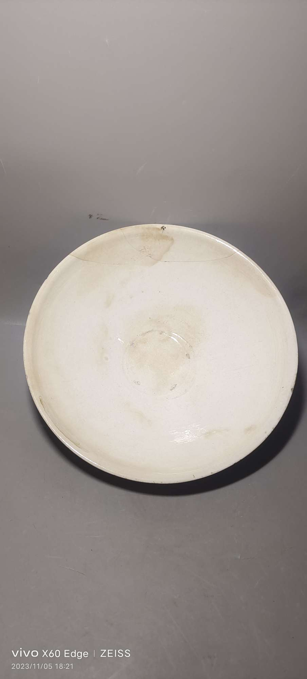 古玩陶瓷定窯系白釉斗笠碗拍賣,當前價格12000元