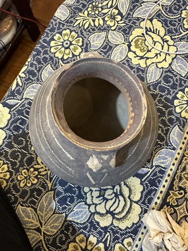 古玩陶瓷彩繪陶罐拍賣,當前價格6666元
