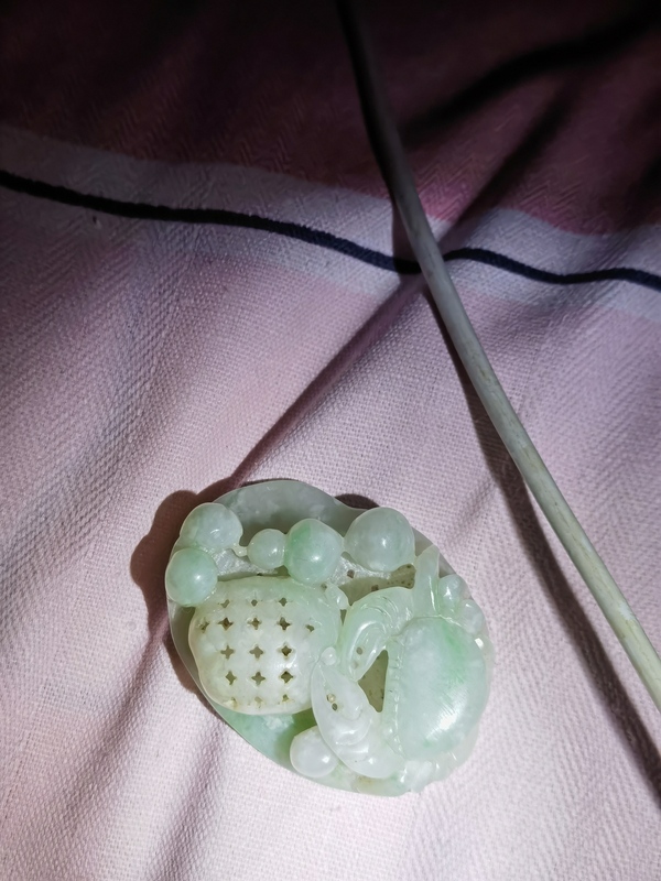 古玩玉器創匯翡翠螃蟹拍賣,當前價格2000元
