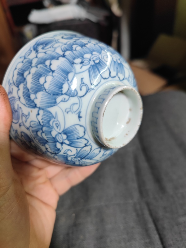 古玩陶瓷青花花卉紋茶園拍賣,當前價格870元