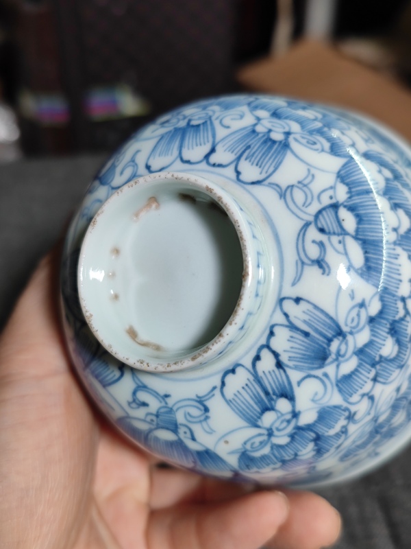 古玩陶瓷青花花卉紋茶園拍賣,當前價格870元