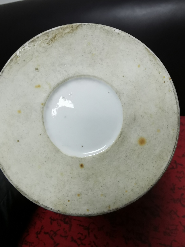 古玩陶瓷青花淺絳山水人物詩文帽筒拍賣,當(dāng)前價格2888元