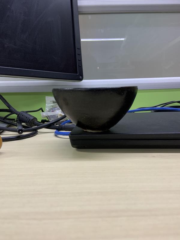 古玩陶瓷黑釉不倒翁盞拍賣,當前價格9999元